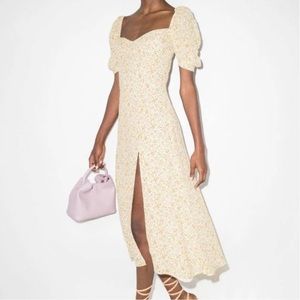 Reformation ‘Bandit’ Floral Print Midi Dress